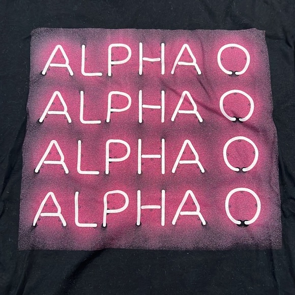 Alpha omicron pi - alpha O neon letters - Picture 3 of 9